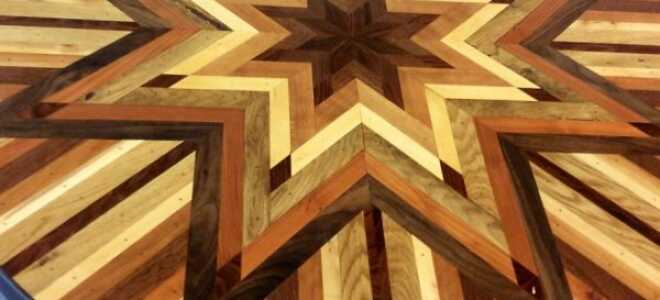 Столешница из деревянной мозаики: примеры изготовления на фото