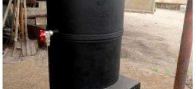 Как сделать буржуйку для бани своими руками