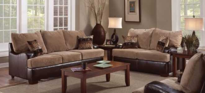 Какой ковер подходит к коричневому дивану: советы дизайнеров на фото