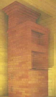 Так выглядит печь на первом этаже